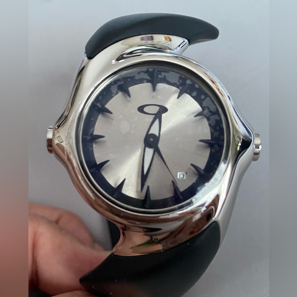 Oakley Crush watch 2.0 Silver & Black